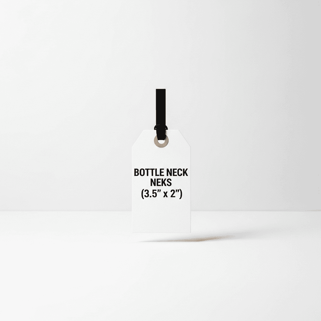 Bottle Neck Tag Printing