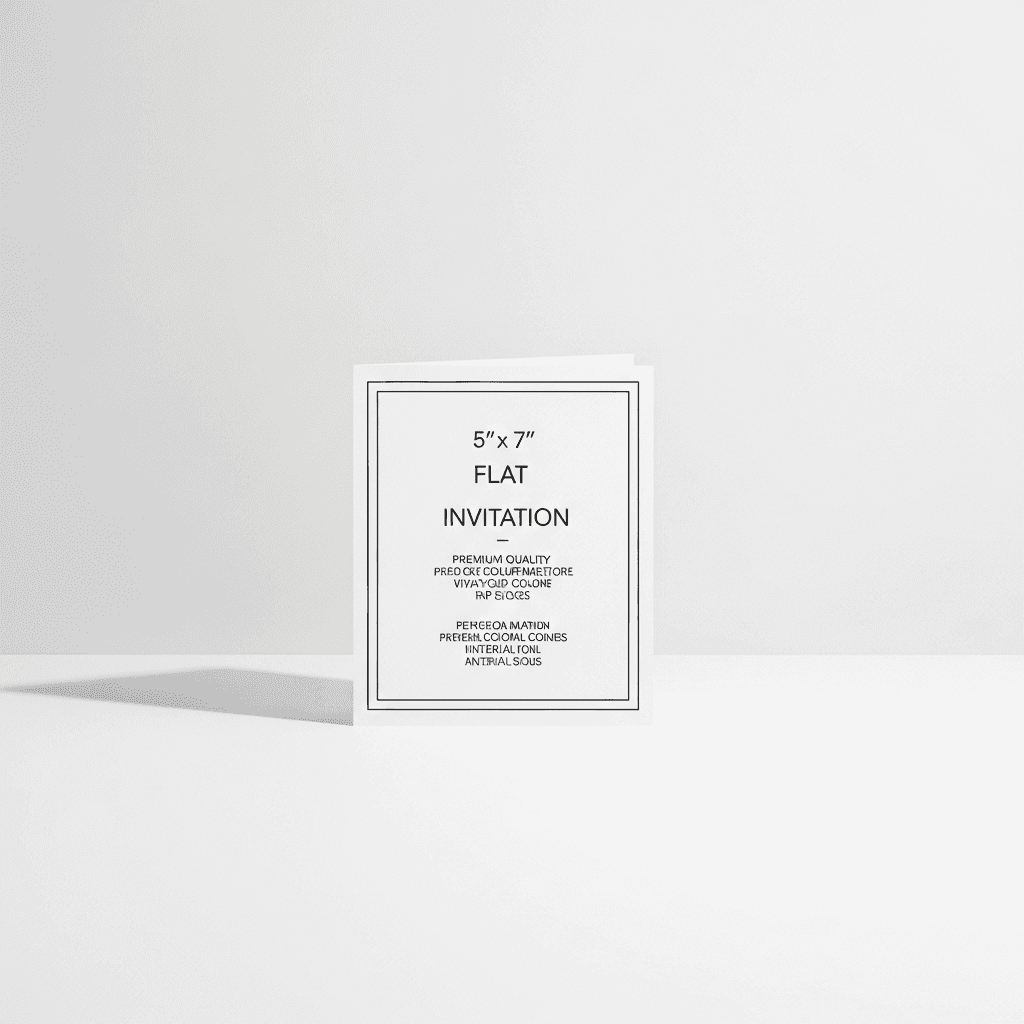 Flat Invitation Printing
