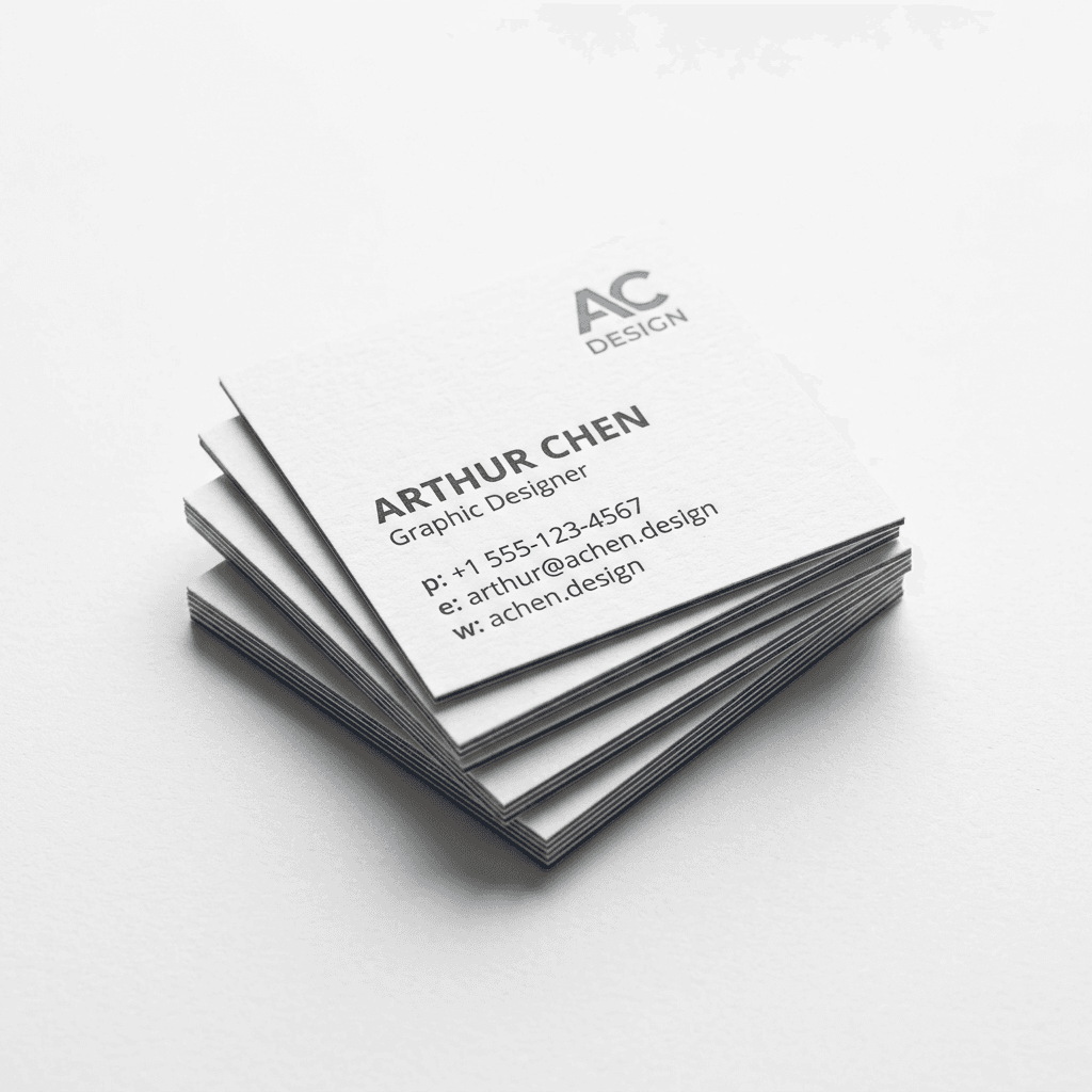 Square Business Card Printing