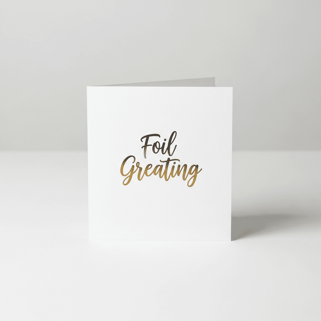 Foil Greeting Card Printing
