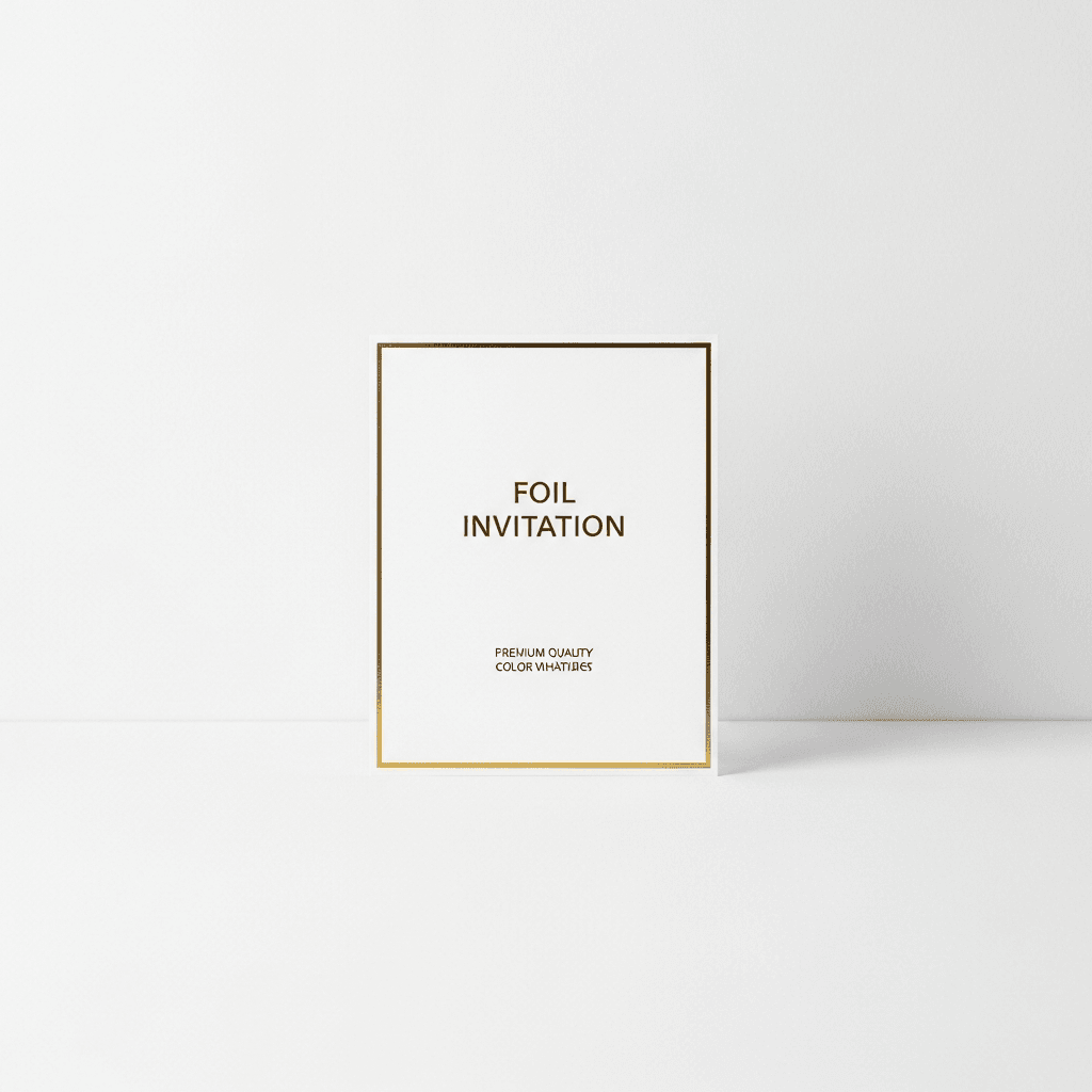 Foil Invitation Printing