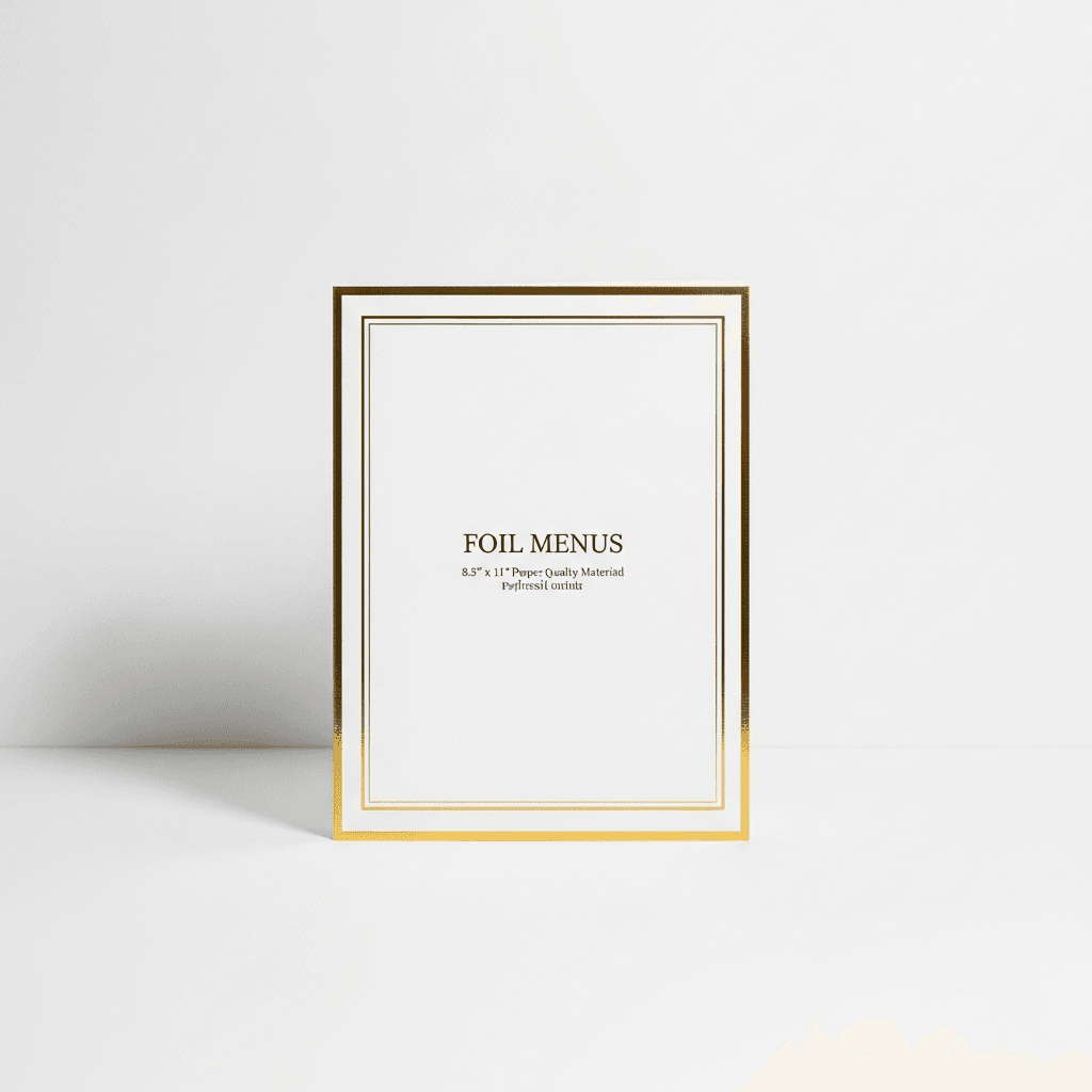 Foil Menu Printing