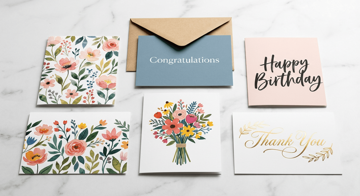 Greeting Cards - Flat 3.5x5"