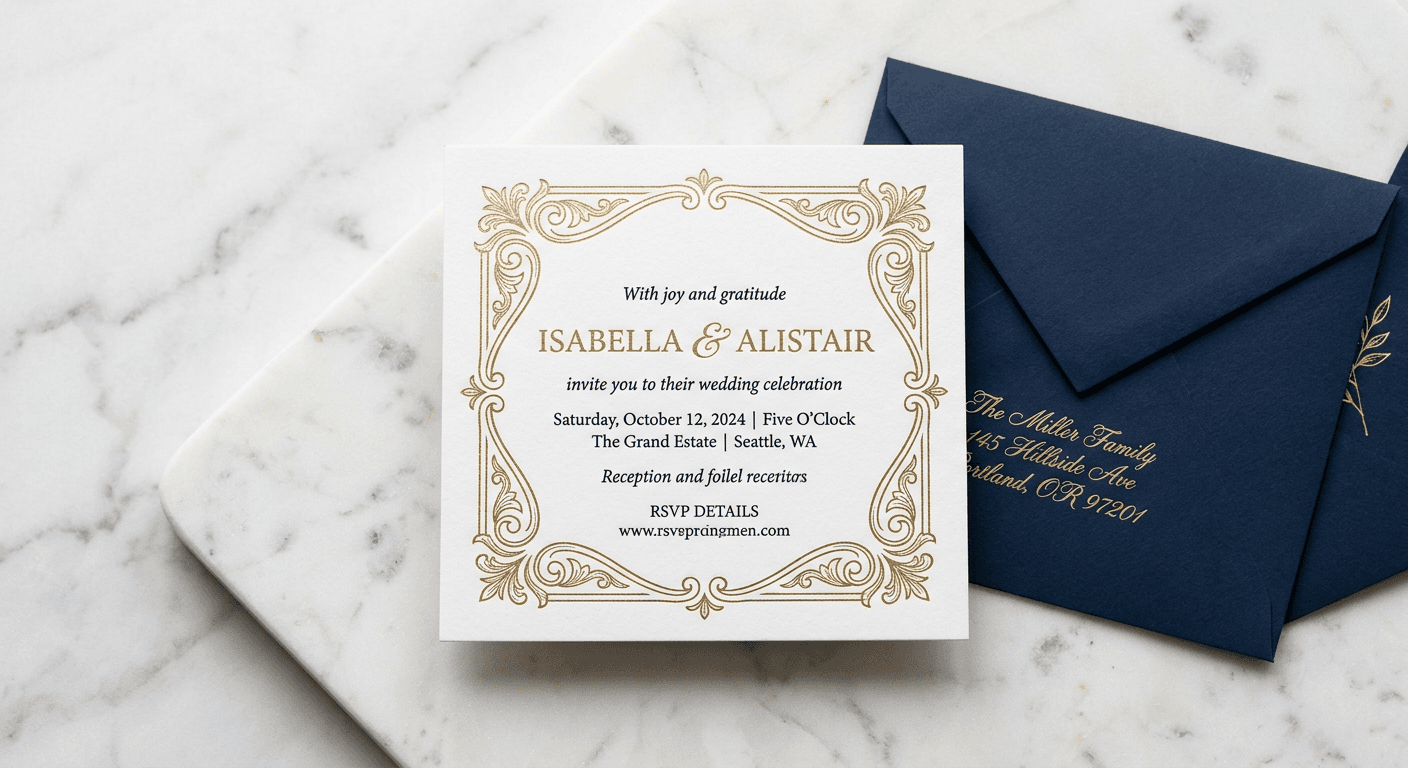 Invitations - Flat 5x5"