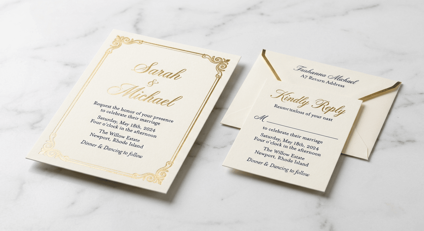 Invitations - Flat 6x9"