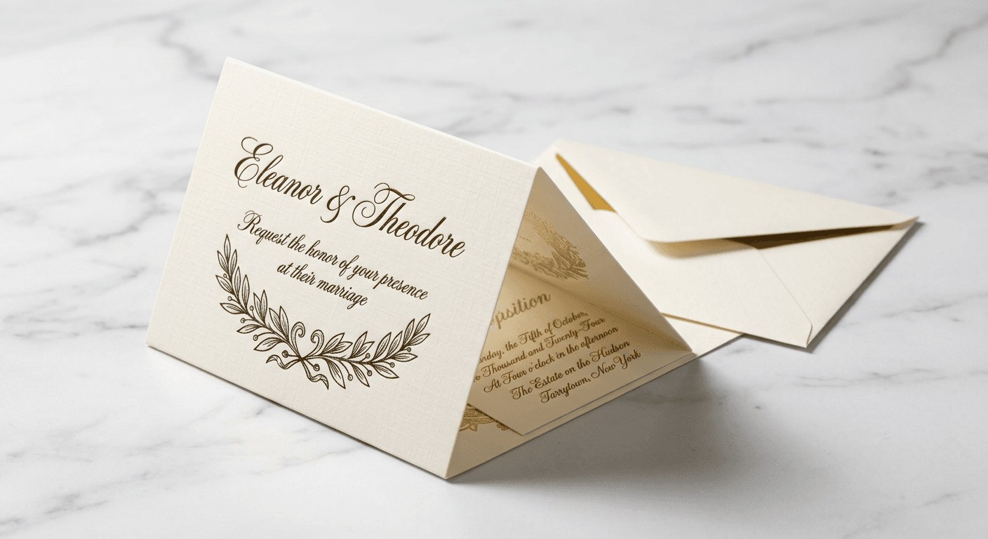 Invitations - Folded 6x8.5"