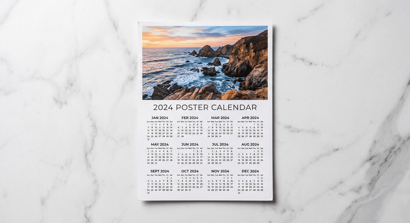 Poster Calendars - 8.5 x 11"