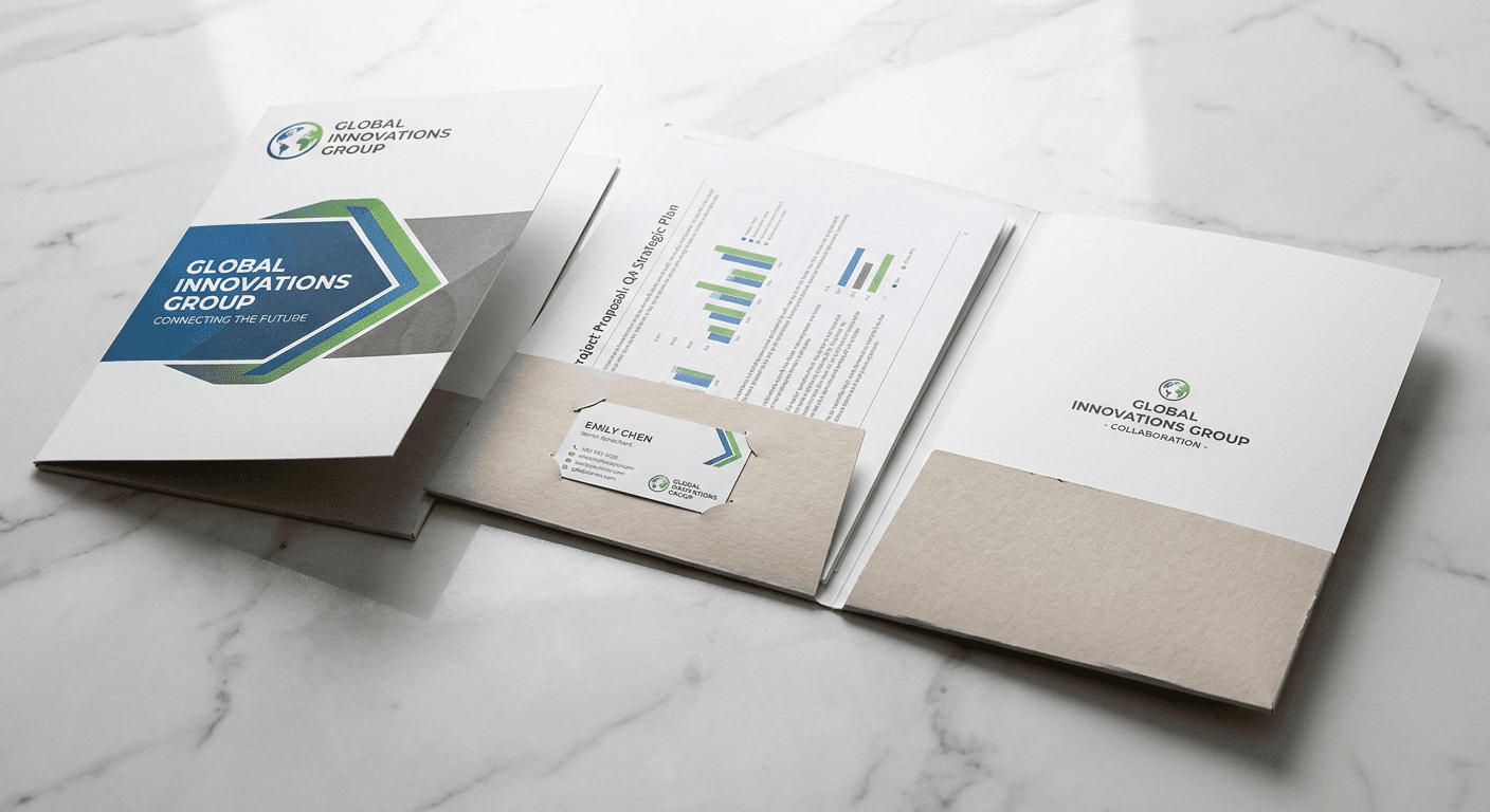 Presentation Folders - 3-Panel