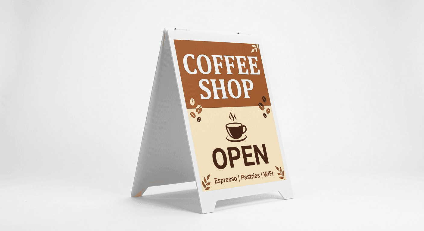 Foldover Sign Printing