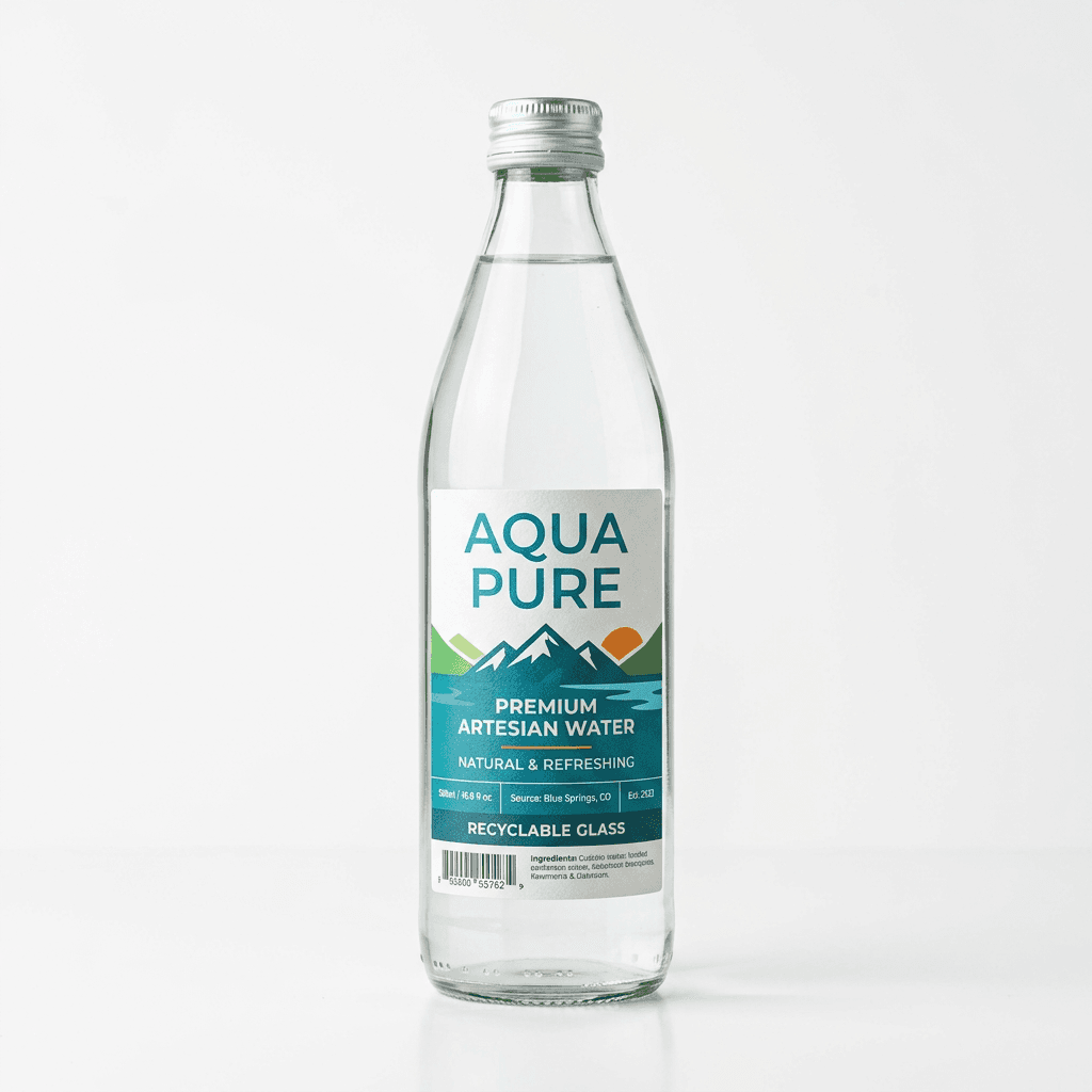 Water Bottle Label Printing