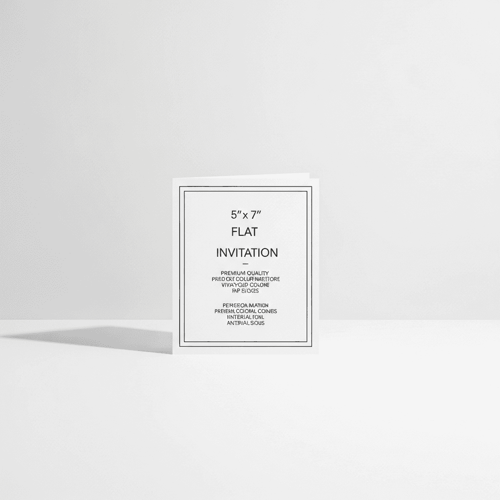 Flat Invitation Printing