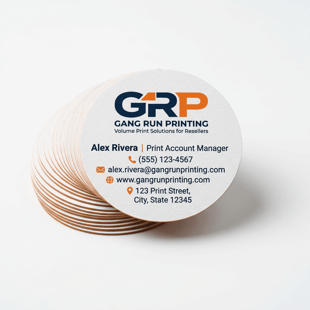 Circle Business Card Printing