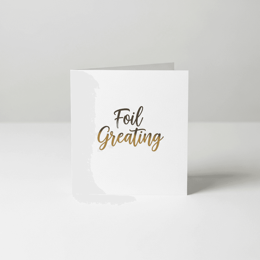 Foil Greeting Card Printing