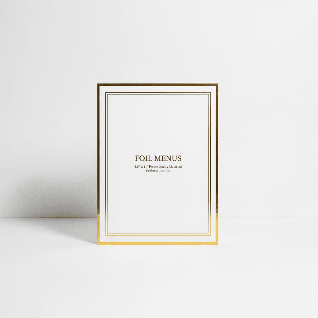 Foil Menu Printing