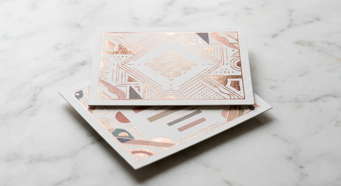 Flat Foil Invitation Printing