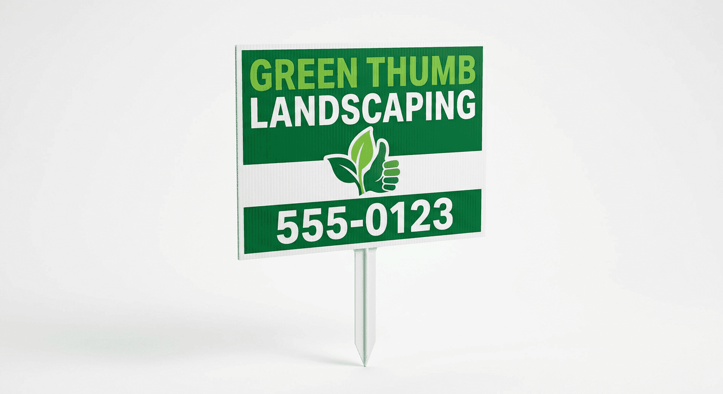 Turf Sign Printing