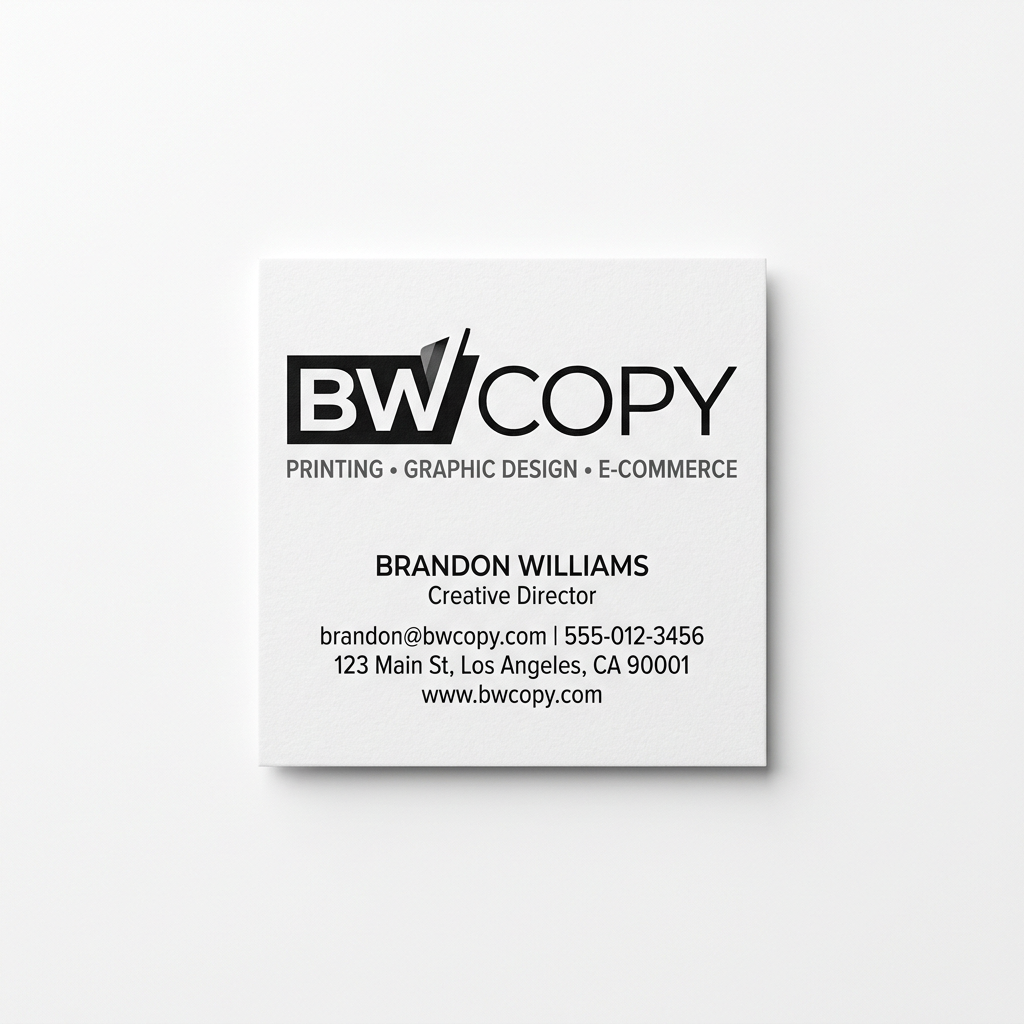 Black and White Copy Printing