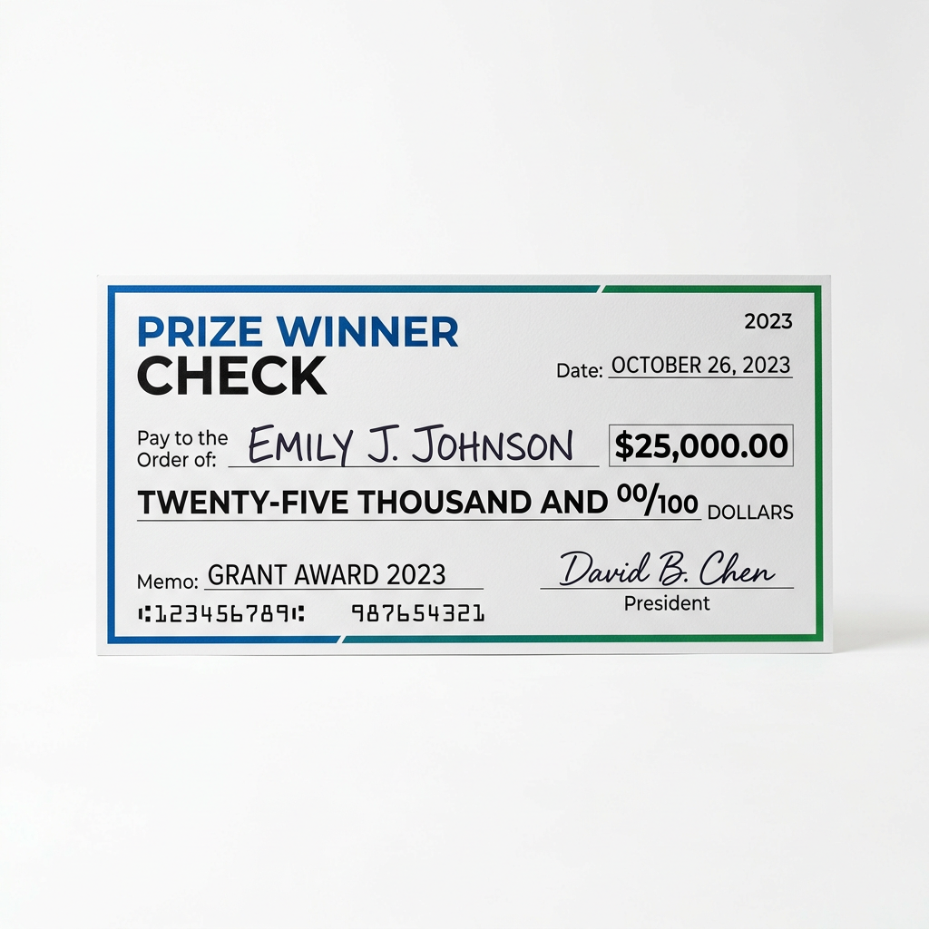 Giant Check Printing